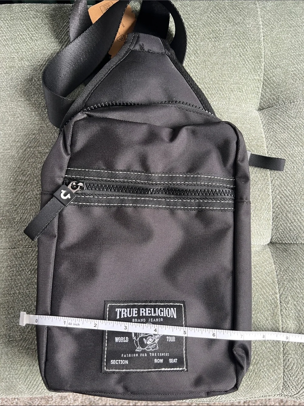 True Religion Black Men’s Sling Belt Bag